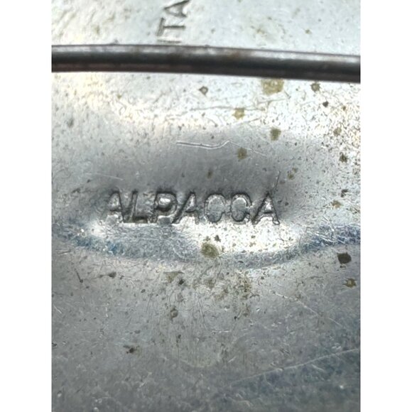 Vintage Micro Mosaic Flower Floral Pin Brooch Alpaca Italy - Picture 7 of 7